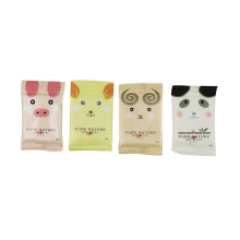 6pcs refreshing skin care wet wipes comfort wipes with lovely design